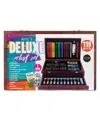 Art 101 Deluxe Art Set In A Wood Organizer Case, 119 Pieces In Brown