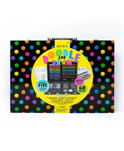 Art 101 Doodle Draw Art Set, 60 Pieces In Multi