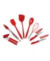 Art & Cook 10-pc. Gadget Set In Red