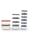 Art & Cook 24 Pc Glass Containers In Multi