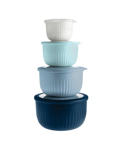 Art & Cook 8-piece Plastic Mixing Bowl Set In Multi