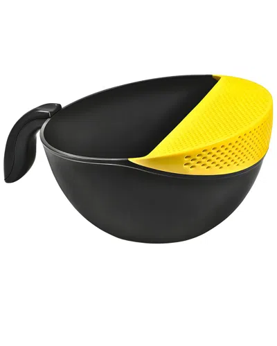 Art & Cook Art+cook Colorful Strainer With Handle In Yellow