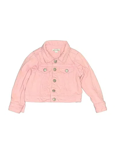 Pre-owned Art & Eden Kids' Denim Jacket In Pink