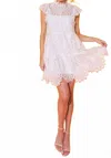 Art & Love Usa Crochet Lace Mini Dress In White In White