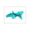 Art By Affie Blue / Silver Tidal - A3 Fine Art Print In Blue/silver