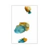 Art By Affie Blue / Yellow / Orange Wander - A5 Fine Art Print In Blue/yellow/orange