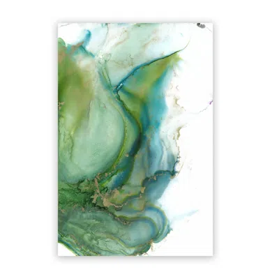 Art By Affie Green Peacock - A4  Fine Art Print