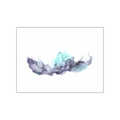 Art By Affie Pink / Purple / Blue Sepia - A4 Fine Art Print In Pink/purple/blue