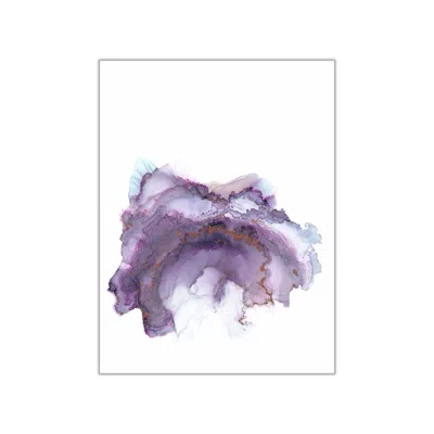 Art By Affie Pink / Purple Lolite - A4 Fine Art Print In Pink/purple