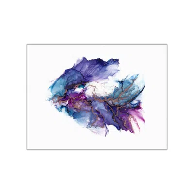 Art By Affie Pink / Purple Nacre - A4 Fine Art Print In Pink/purple