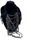 Art By Amy Labbe Navajo Pearl Necklace In Dark Stone In Multi