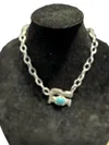 Art By Amy Labbe R Initial Necklace In Silver In Silver