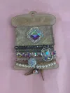 Art By Amy Labbe Women's Crystals Stacked Bracelet In Tan In Multi