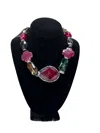 Art By Amy Labbe Women's Stone Necklace In Multi In Multi