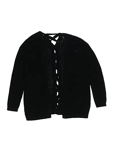 Pre-owned Art Class Kids' Cardigan Sweater In Black