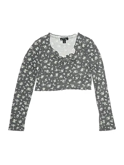 Pre-owned Art Class Kids' Cardigan Sweater In Gray