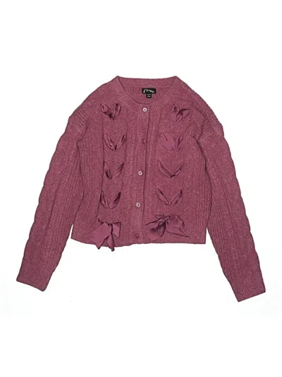 Pre-owned Art Class Kids' Cardigan Sweater In Pink
