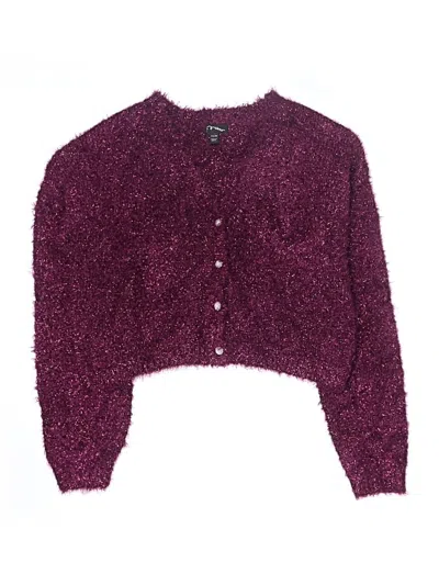 Pre-owned Art Class Kids' Cardigan Sweater In Purple