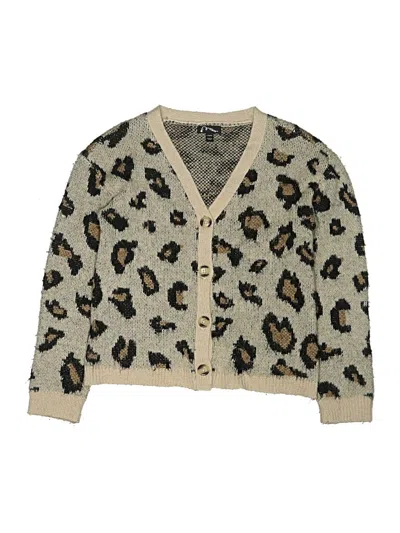 Pre-owned Art Class Kids' Cardigan Sweater In Tan