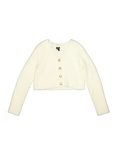 Pre-owned Art Class Kids' Cardigan Sweater In White