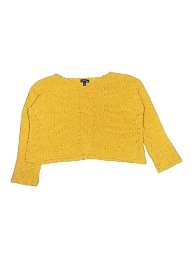 Pre-owned Art Class Kids' Cardigan Sweater In Yellow