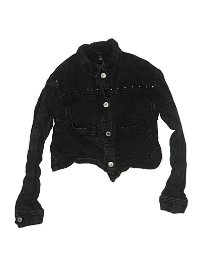 Pre-owned Art Class Kids' Denim Jacket In Black