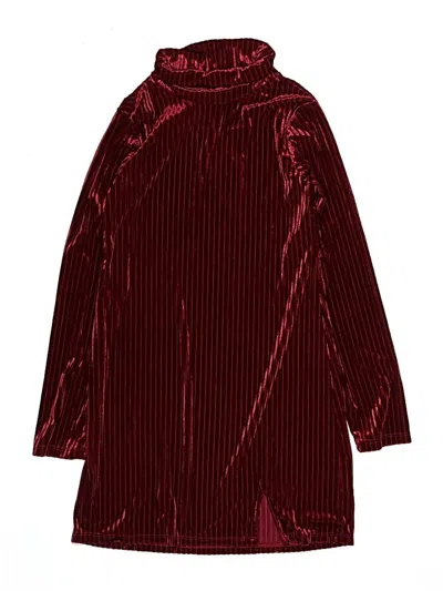 Pre-owned Art Class Kids' Dress In Burgundy