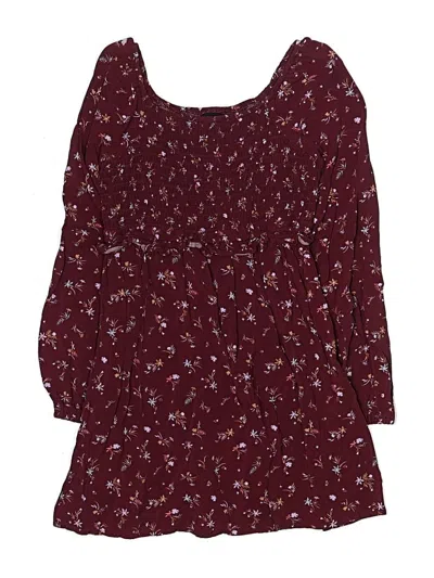 Pre-owned Art Class Kids' Dress In Burgundy