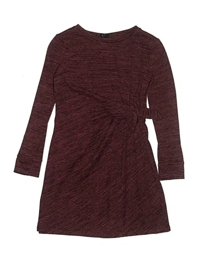 Pre-owned Art Class Kids' Dress In Burgundy