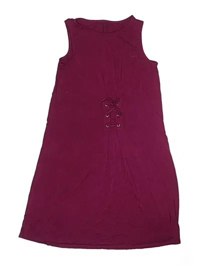 Pre-owned Art Class Kids' Dress In Burgundy
