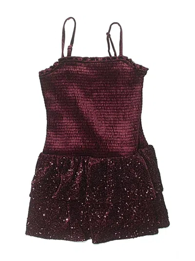Pre-owned Art Class Kids' Dress In Burgundy