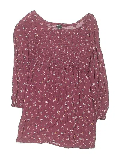 Pre-owned Art Class Kids' Dress In Burgundy
