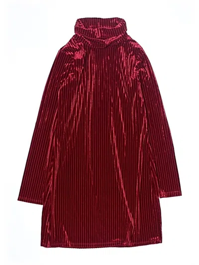 Pre-owned Art Class Kids' Dress In Burgundy