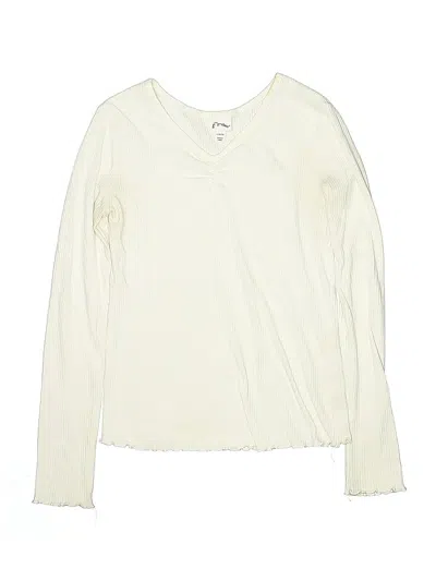 Pre-owned Art Class Kids' Long Sleeve T-shirt In White