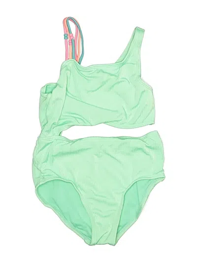 Pre-owned Art Class Kids' One Piece Swimsuit In Green