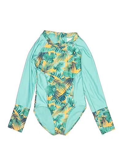 Pre-owned Art Class Kids' One Piece Swimsuit In Teal