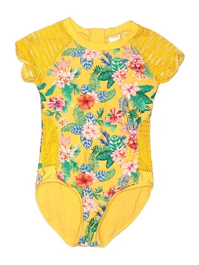 Pre-owned Art Class Kids' One Piece Swimsuit In Yellow