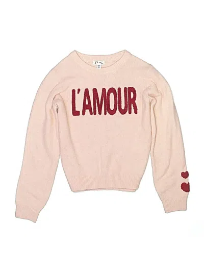 Pre-owned Art Class Kids' Pullover Sweater In Pink