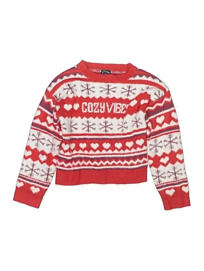 Pre-owned Art Class Kids' Pullover Sweater In Red