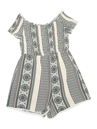 Pre-owned Art Class Kids' Romper In White
