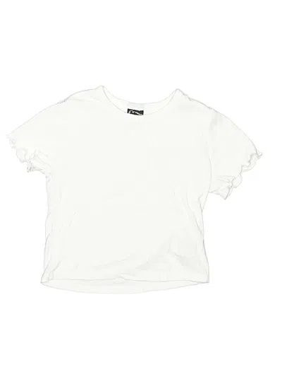 Pre-owned Art Class Kids' Short Sleeve T-shirt In Ivory