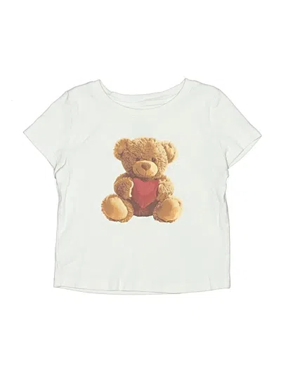 Pre-owned Art Class Kids' Short Sleeve T-shirt In Ivory
