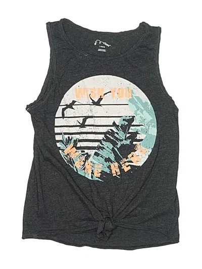 Pre-owned Art Class Kids' Sleeveless T-shirt In Gray