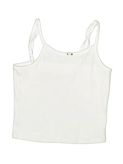 Pre-owned Art Class Kids' Sleeveless Top Ivory Halter Neckline Tops