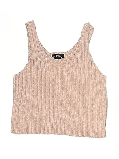 Pre-owned Art Class Kids' Sweater Vest In Pink