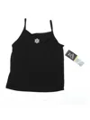 Art Class Tank Top Black Halter Neckline Tops In Black