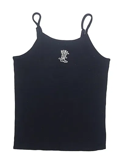 Pre-owned Art Class Kids' Tank Top Black Halter Neckline Tops