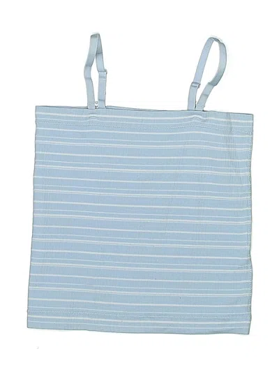 Pre-owned Art Class Kids' Tank Top Blue Square Neckline Tops