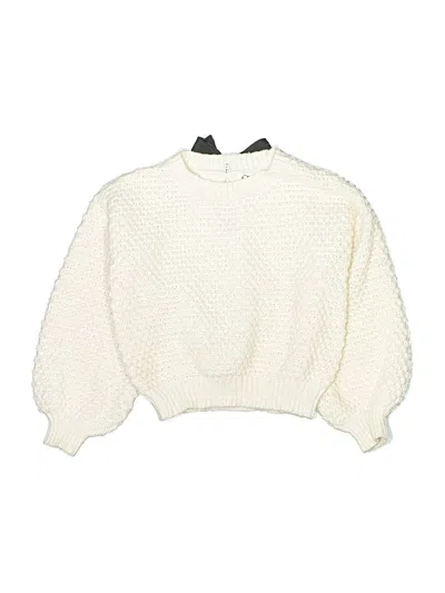 Pre-owned Art Class Kids' Turtleneck Sweater In Ivory