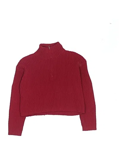Pre-owned Art Class Kids' Turtleneck Sweater In Red